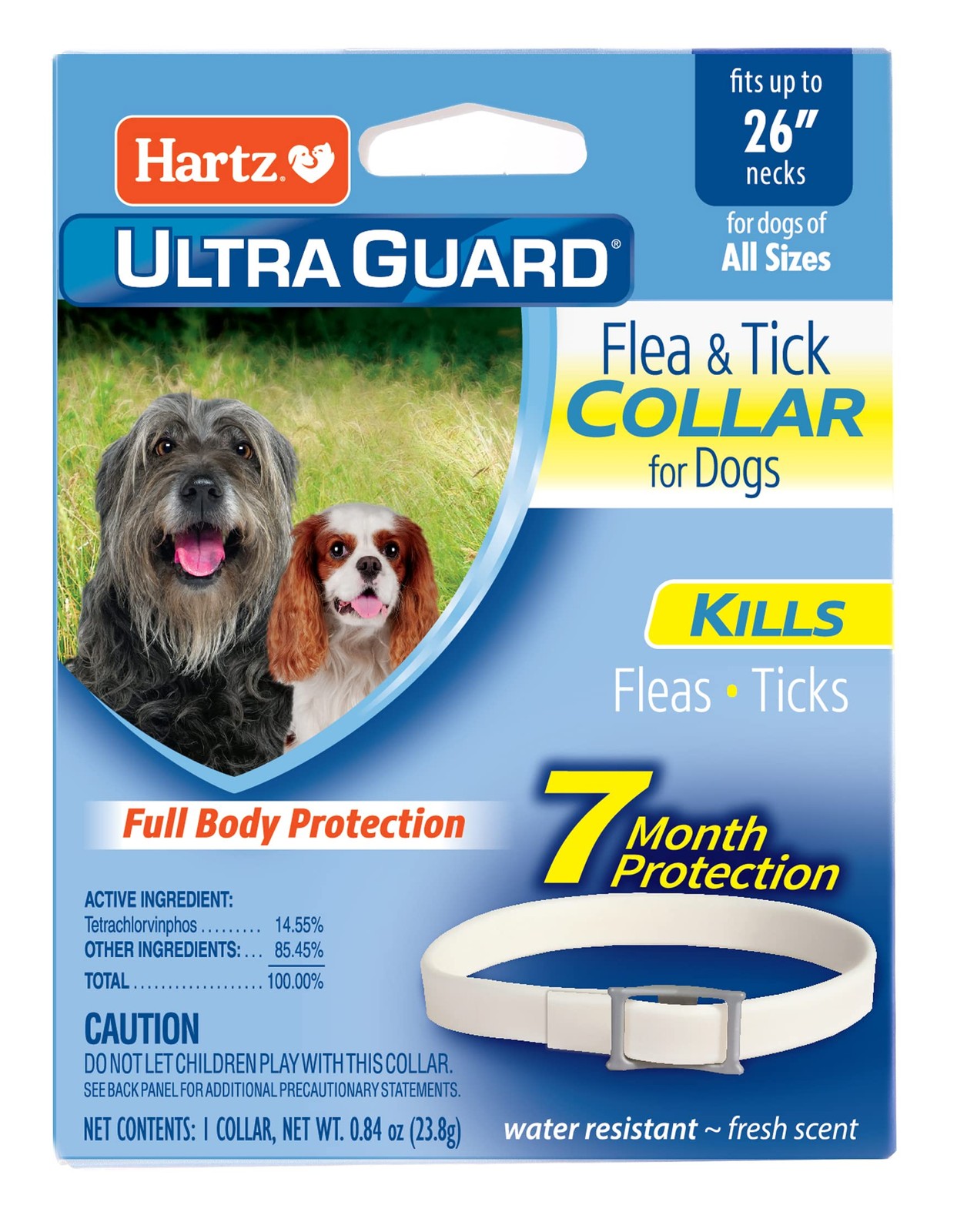 Collar antipulgas y garrapatas Hartz UltraGuard para perros 26 pulg proteccion