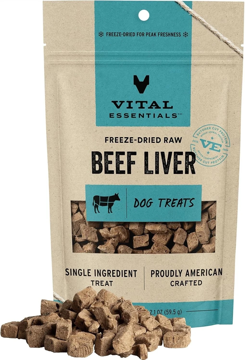Freeze Dried Dog Treats Beef Liver Premium Quality High Protein Training Treats