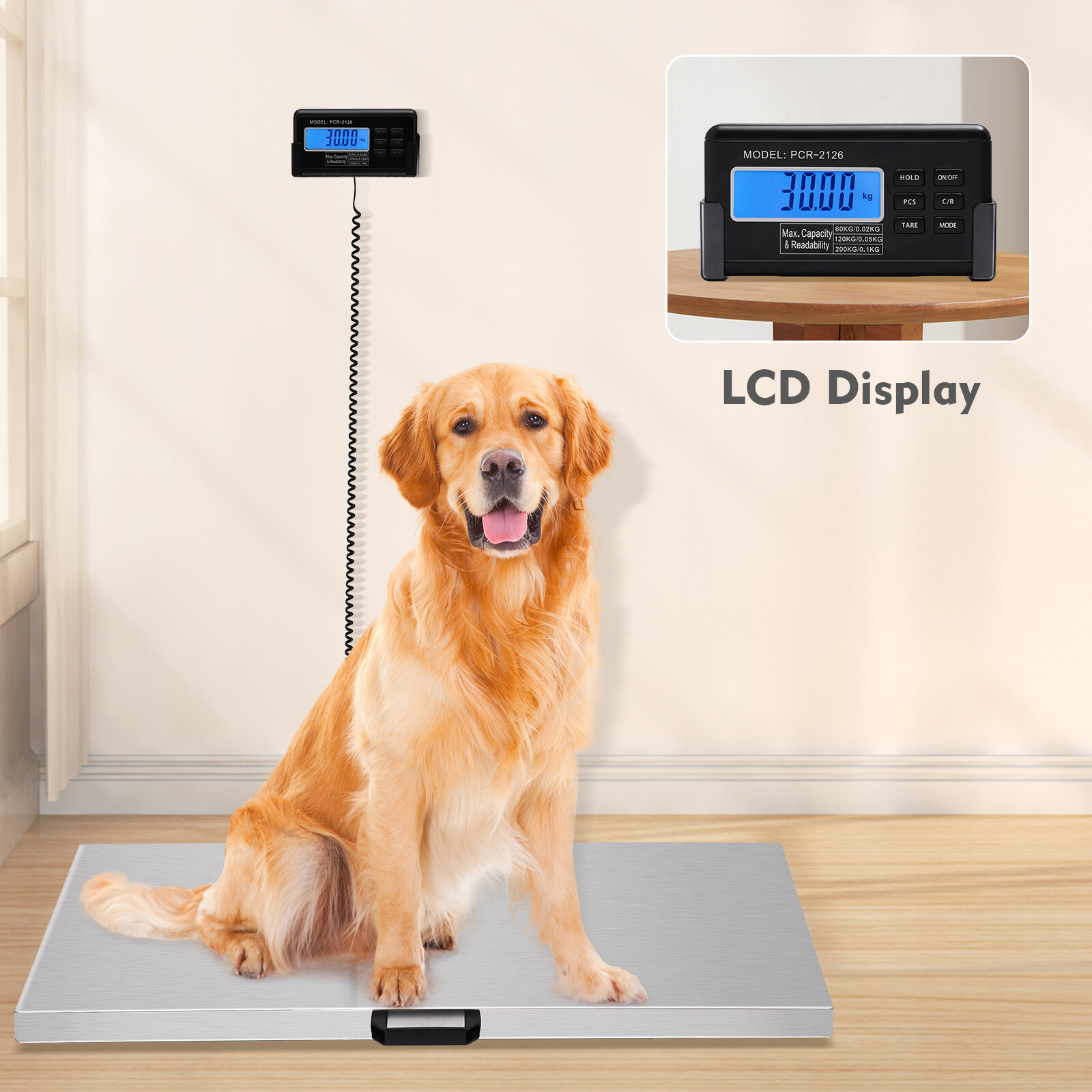 Livestock Vet Digital Scale Hog Pet Dog Sheep Goat Scale Power 10~300KG 500KG