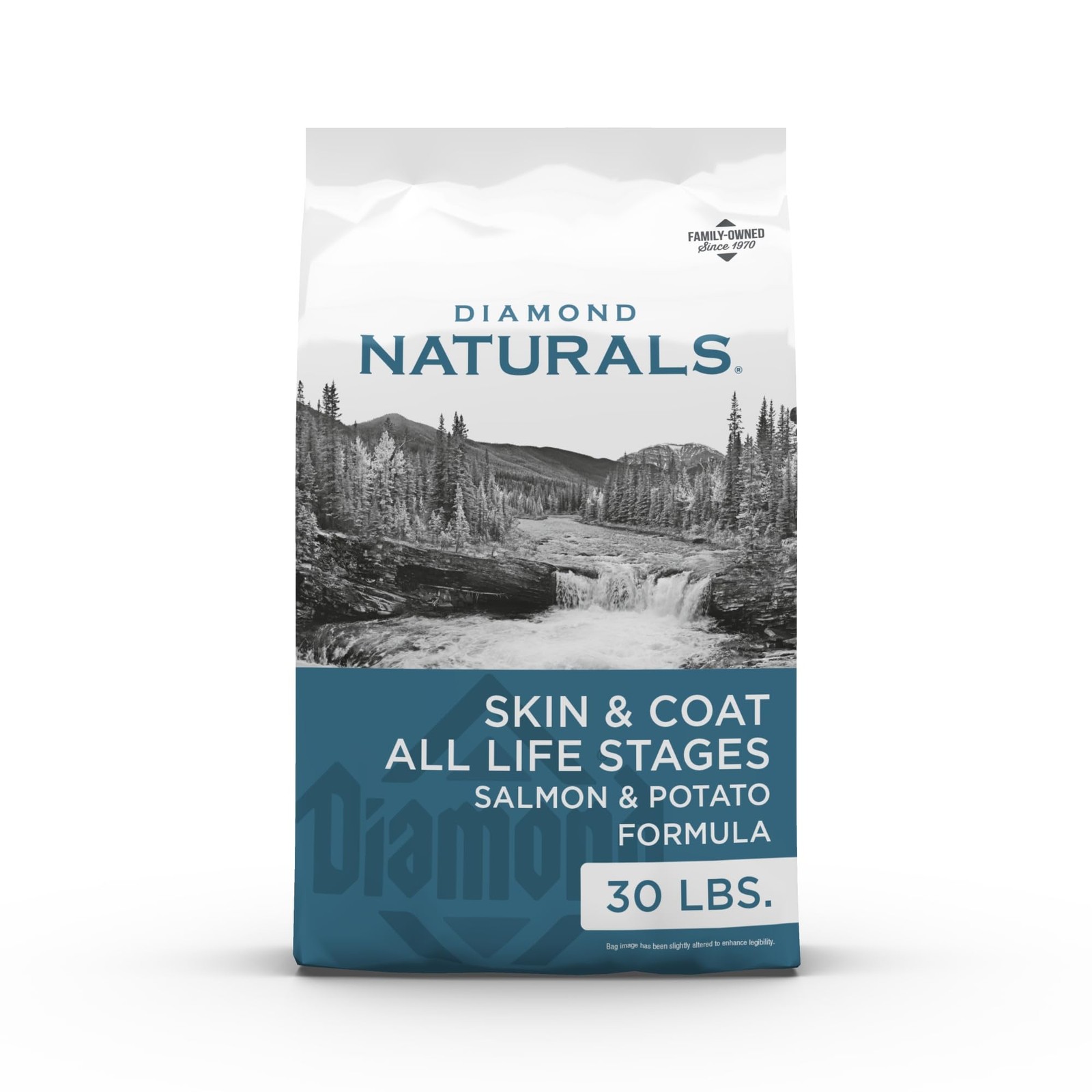 Diamond Naturals Skin & Coat Puppy Adult & Senior Dry Dog Food Salmon 30lb Real