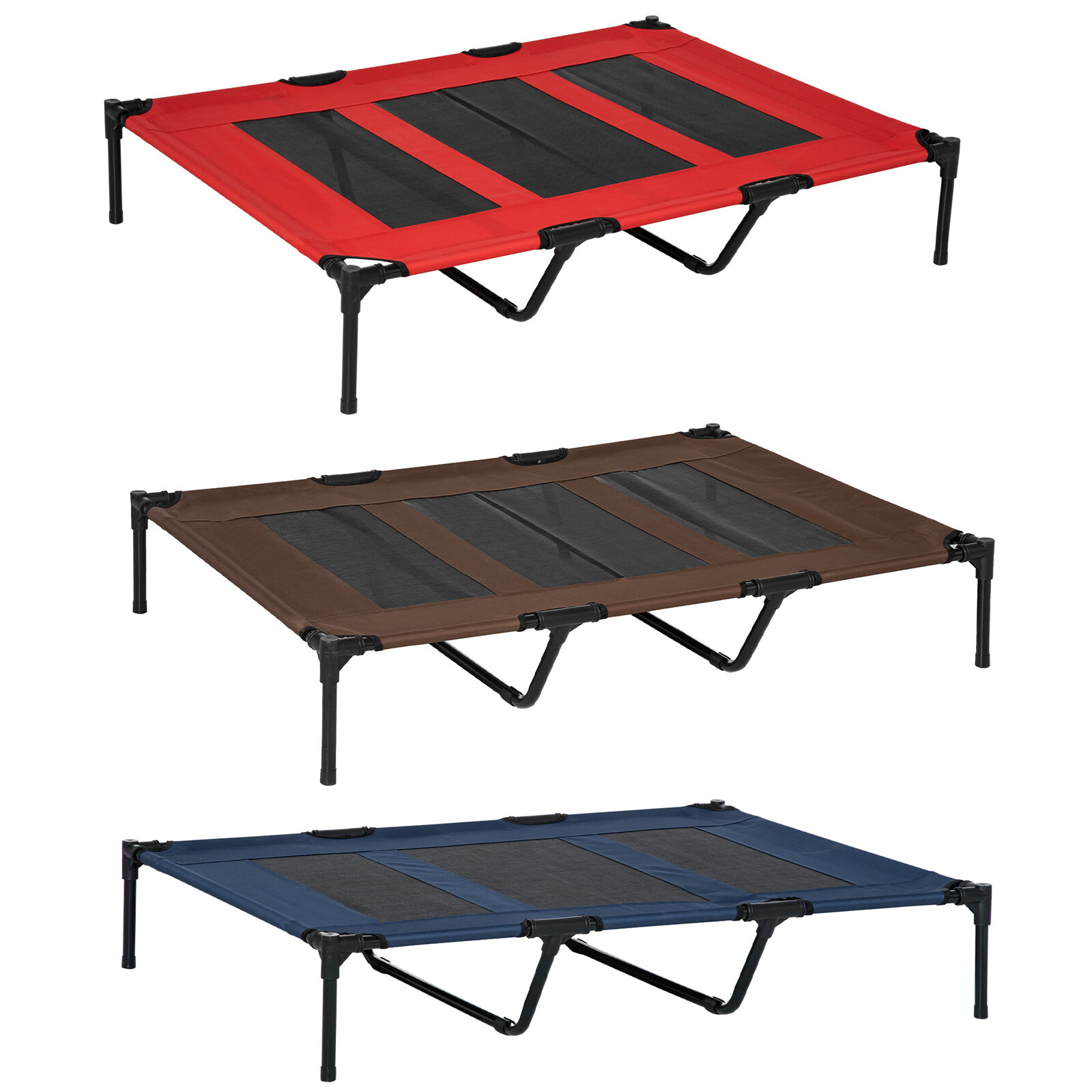 XLarge 48″ Dog Cat Pet Elevated Raised Bed Puppy Cot Oxford Outdoor Indoor