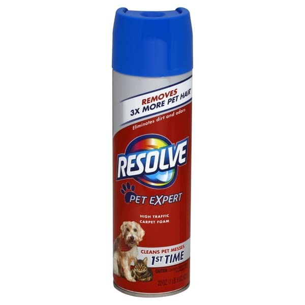 Resolve Pet Expert High Traffic Foam, Pet Stain and Odor Remover22 Fl Oz