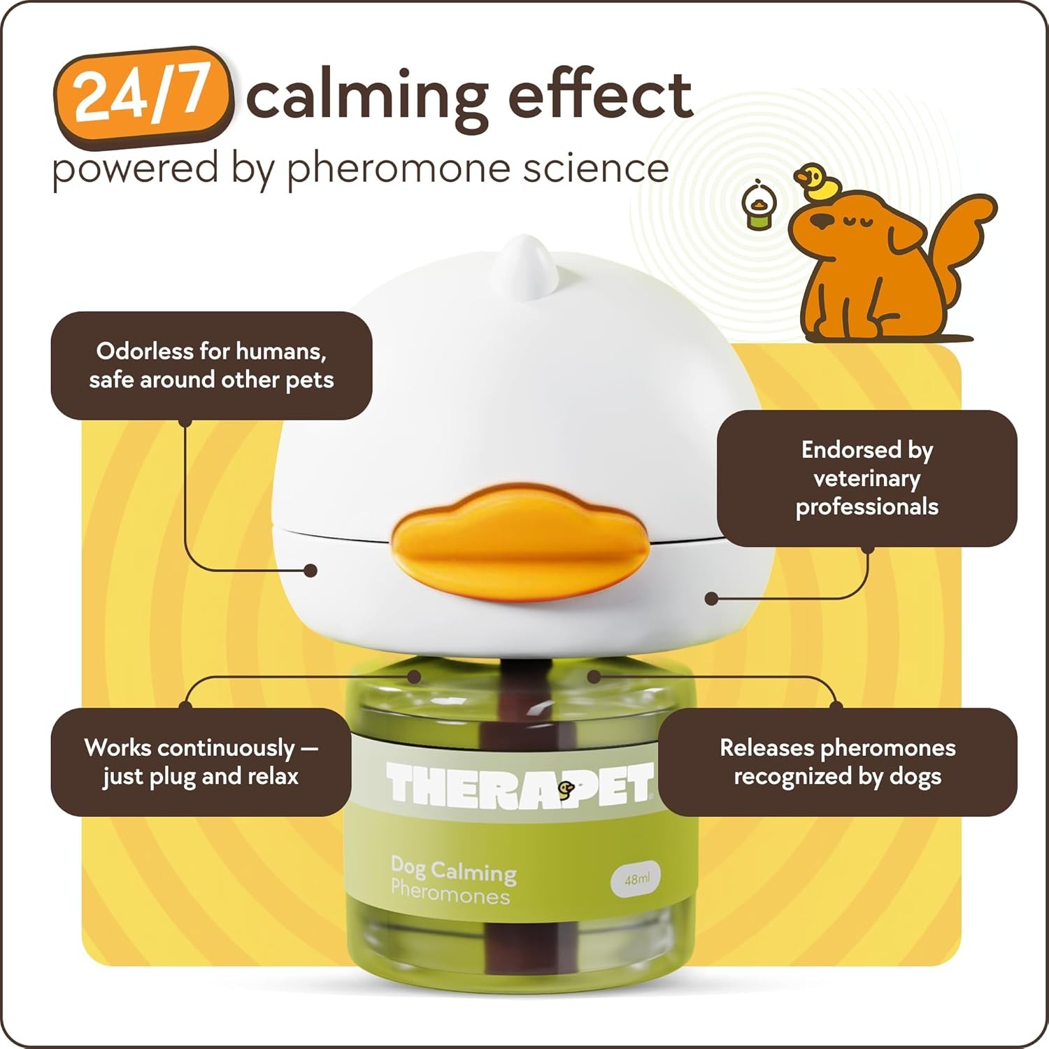 60-Day Dog Calming Diffuser Kit – Pheromone for Stress Destructive Behavior Pee