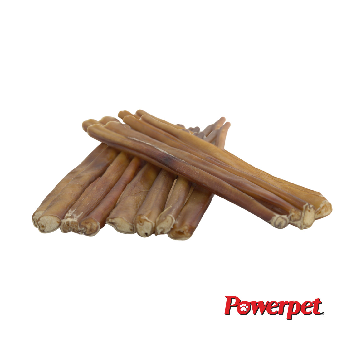 ALL NATURAL Powerpet: Bully Sticks – 12” Standard Bully Sticks- BRC CERTIFIED