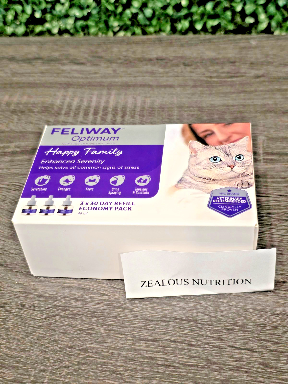 (3 PACK) FELIWAY Optimum Happy Cats Calming Pheromone Refill – 90 Days EXP 2027