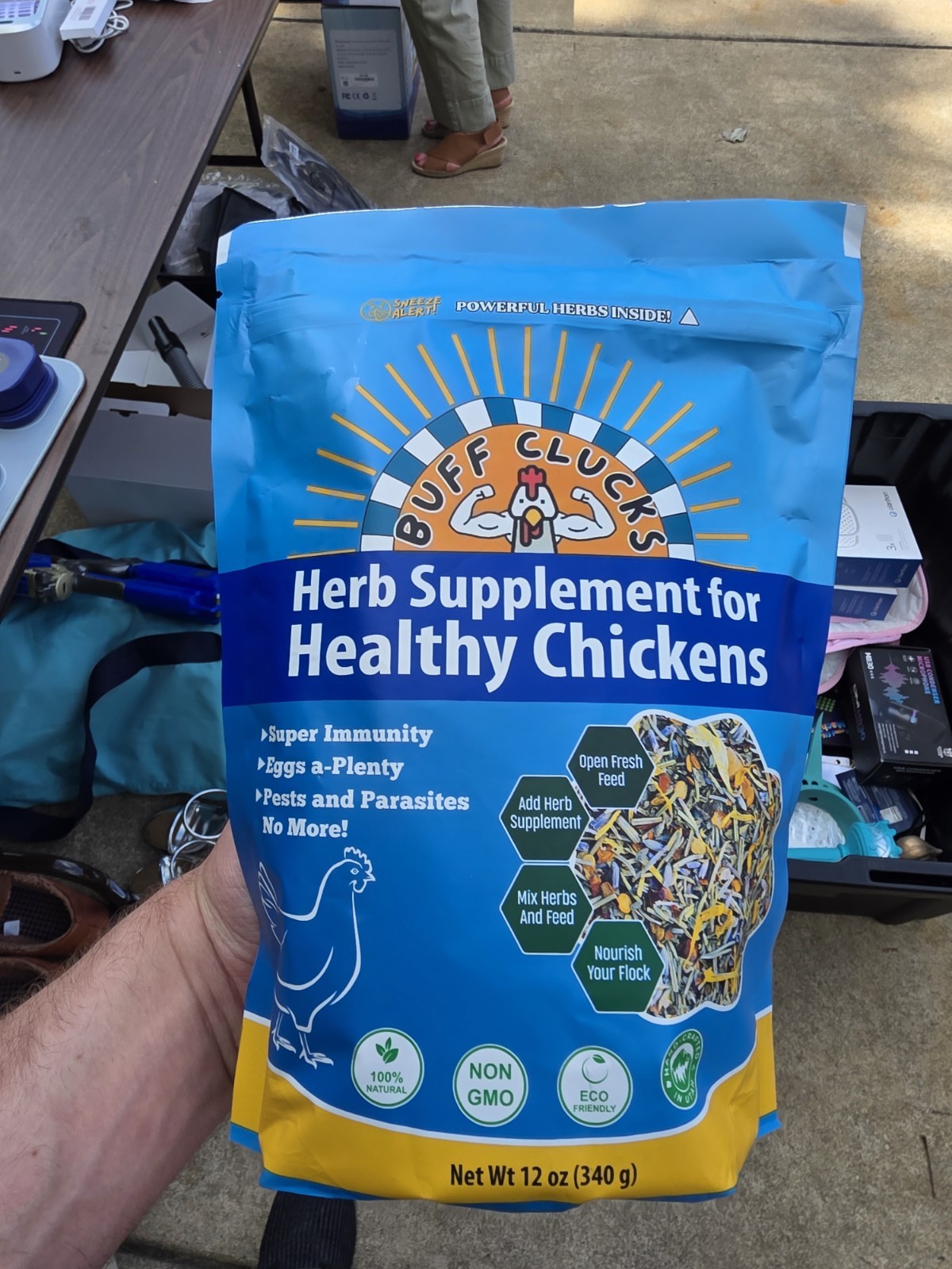 Buff Clucks Herb Supplement For Healthy Chicks