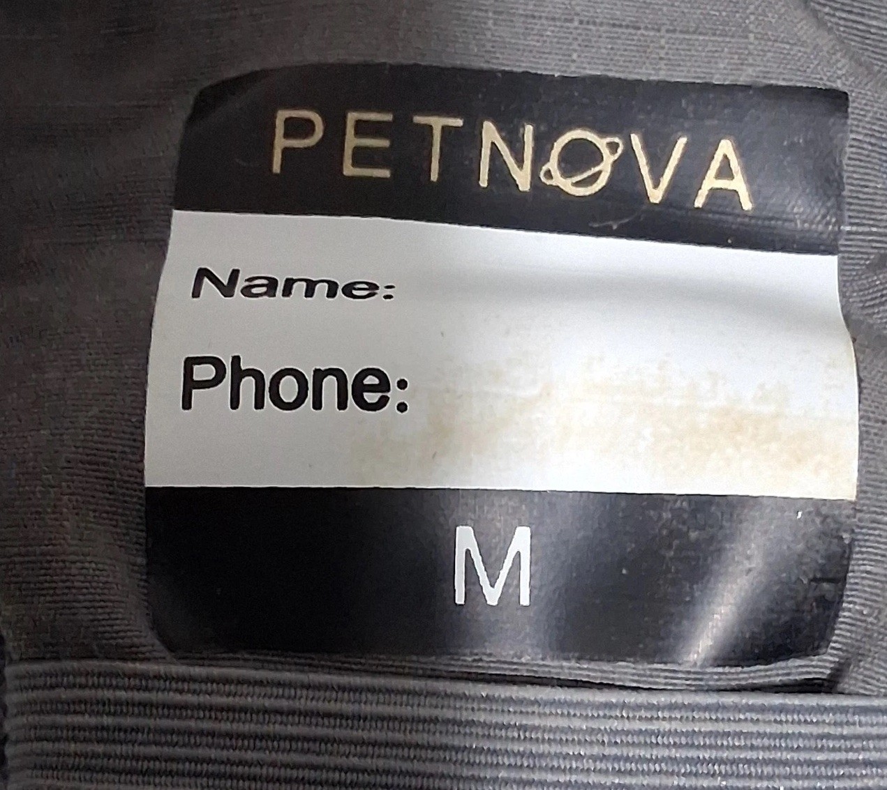 Petnova Dog Harness Medium Color Gray and Silver