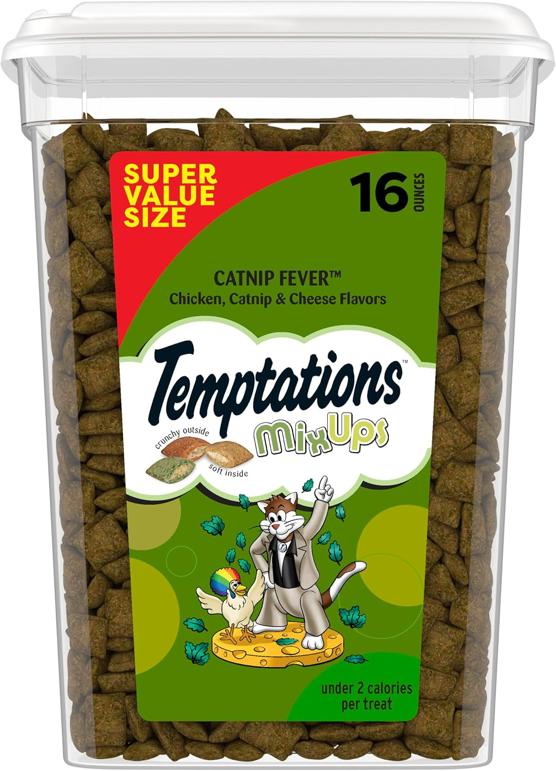 Cat Treats, Classic Crunchy and Soft Cat Treats, Catnip Fever Flavor, Catnip Tre