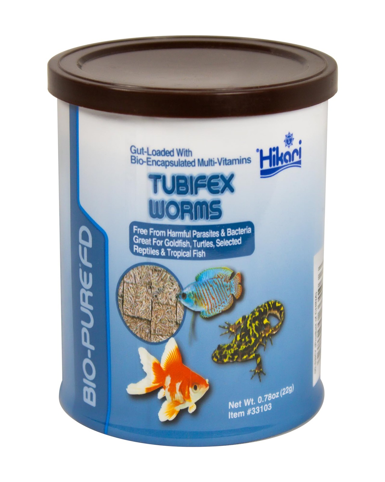 Hikari Bio-Pure Freeze Dried Tubifex Worms for 1 count (Pack of 1), No Color