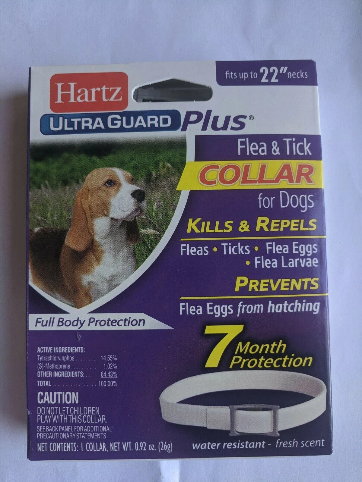 2 PACK Hartz UltraGuard Plus Flea Tick Dog Collar – Puppies – Water-Resistant