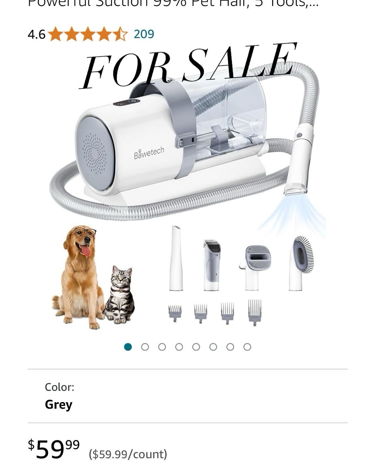 Professional Dog Hair Clipper and Pet Grooming Machine