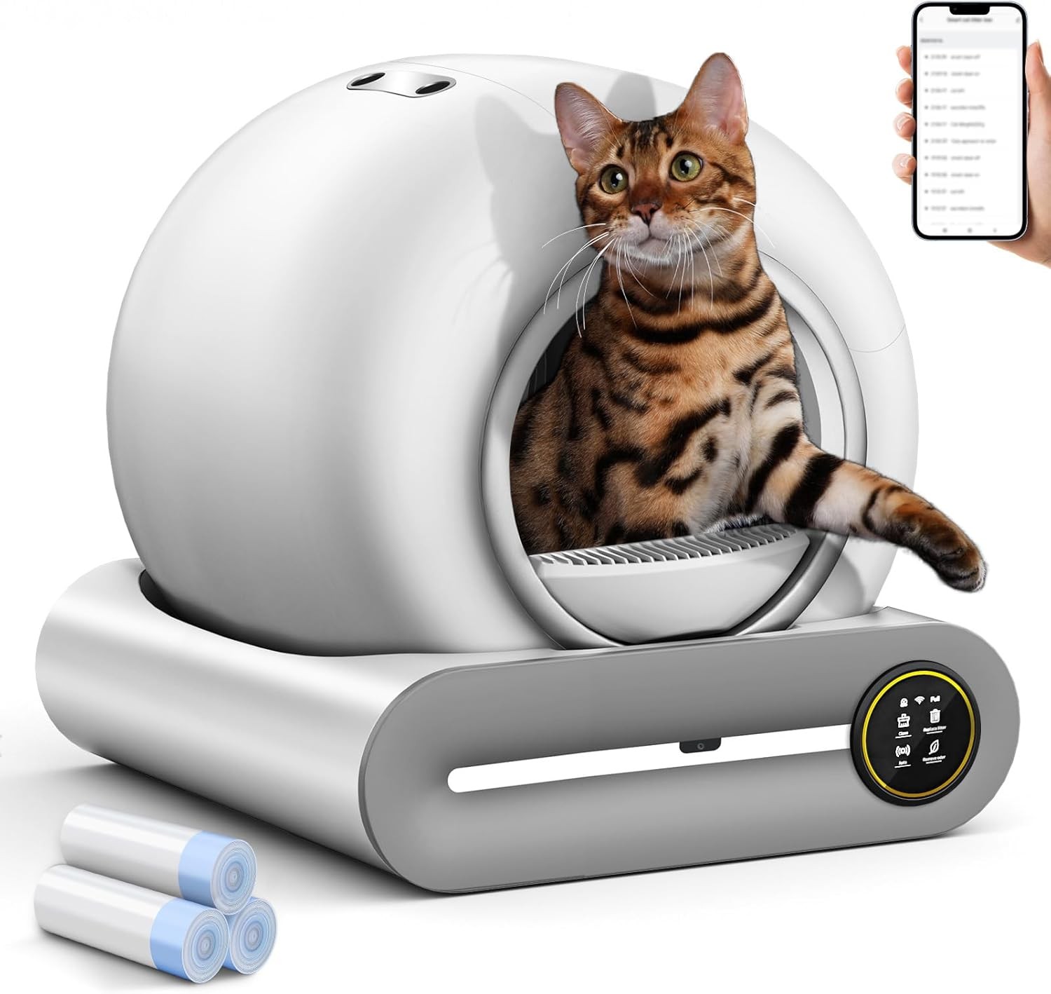 Self Cleaning Cat Litter Box, Automatic Kitty Litter Box, Auto Litter Robot