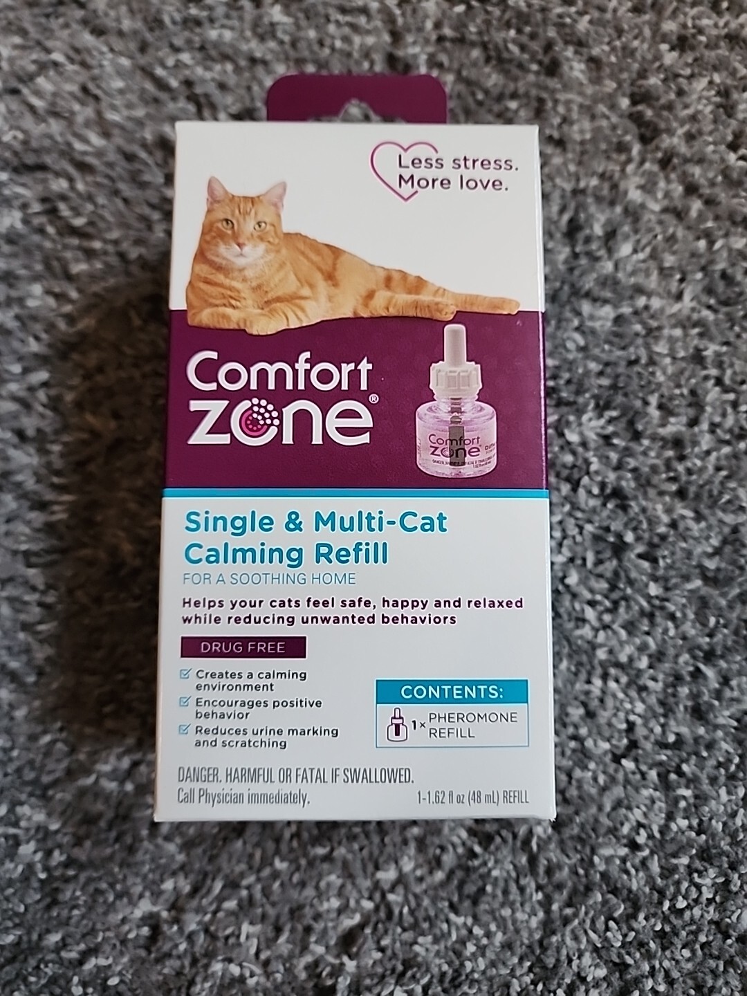 Comfort Zone Calming Diffuser Refills, single & Multi-Cat, for a Soothing Home