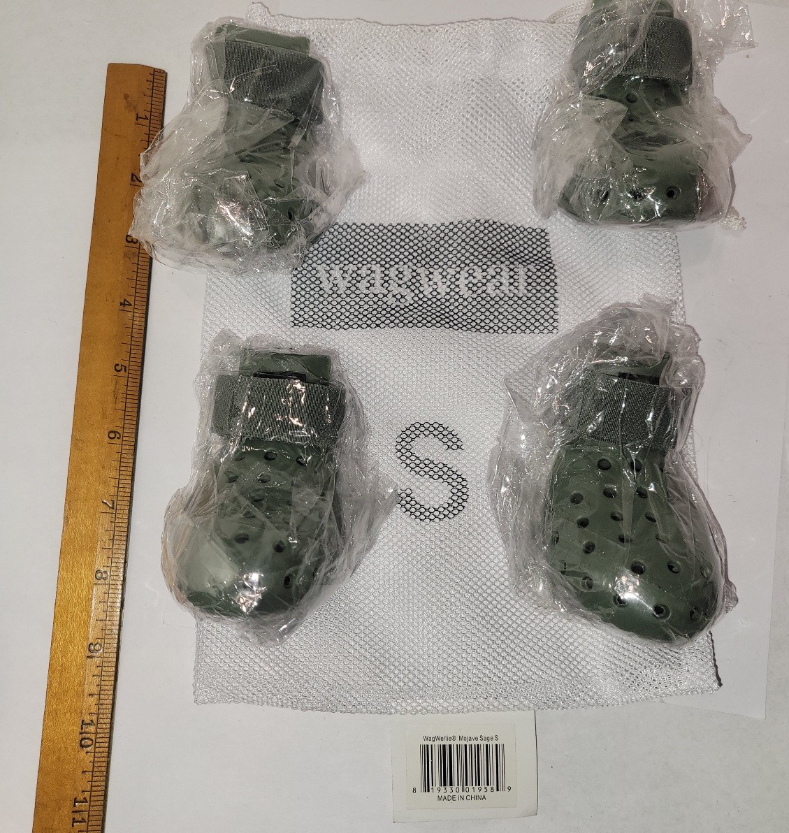 Wagwear Wagwellies Hot Pavement Protection Rubber Dog Boots Shoes S (Small)