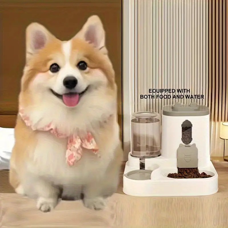 Automatic 2-in-1 Smart Pet Feeder and Water Dispenser With