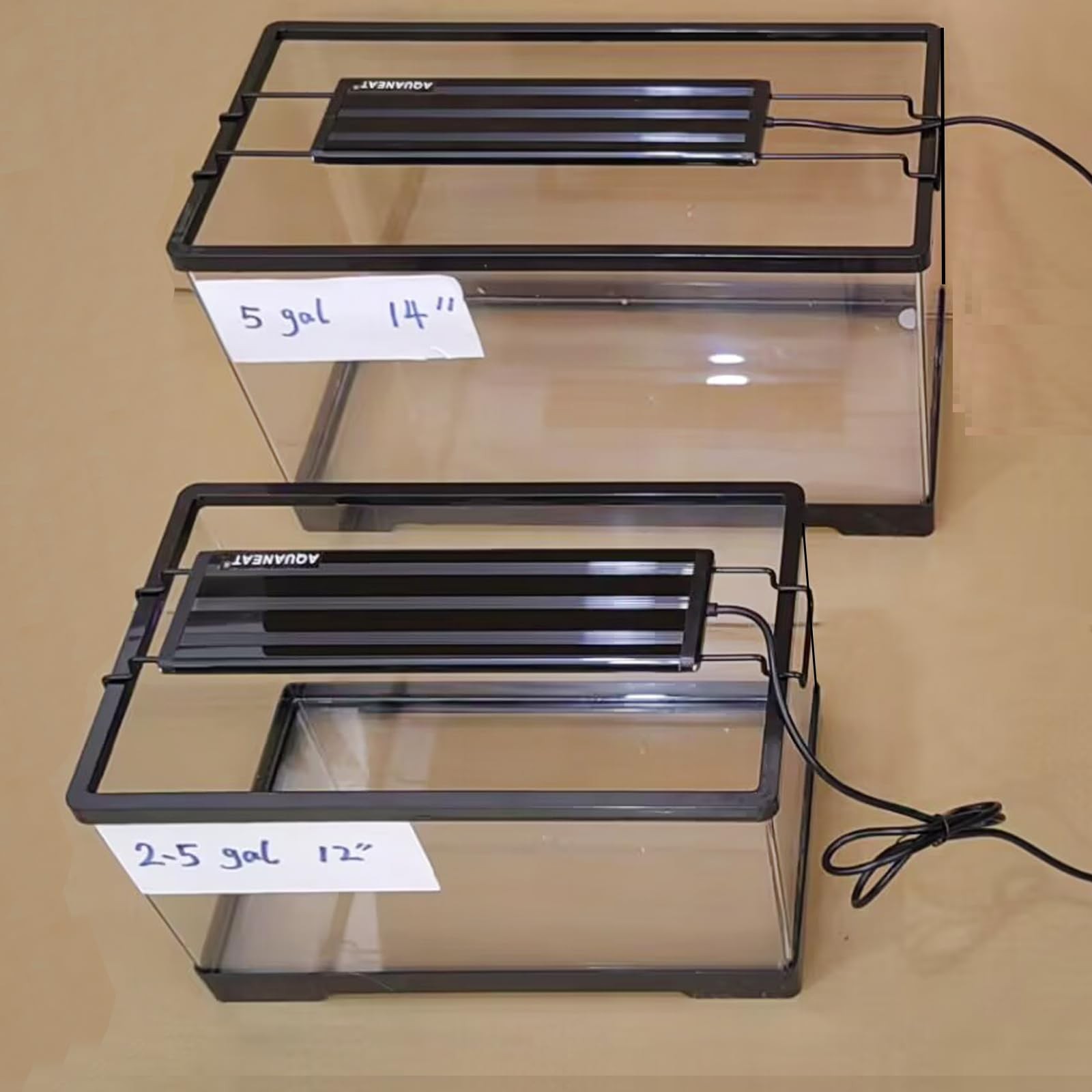AQUANEAT LED Aquarium Light for 12 Inch Fish Tank, Auto On Off with Timer, Fu…