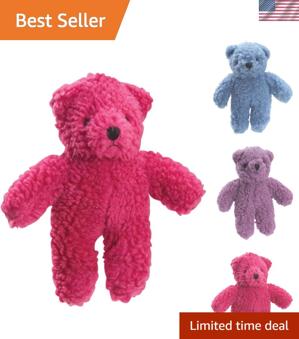 Adorable Berber Bear Plush Dog Toy – Squeaky Plush for All Breed Sizes