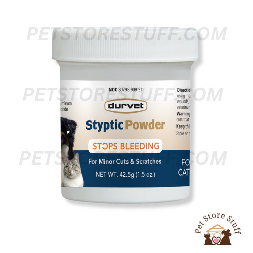 Durvet Styptic Powder – Stops Bleeding – For Cuts/Scratches – FAST FREE SHIPPING