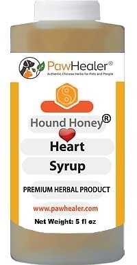 Heart Support-Hound Honey: Heart Syrup-Herbal Remedy Dog’s Cough-5 fl oz –