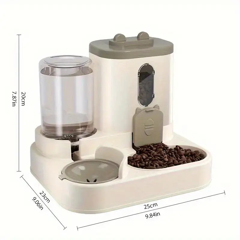 Automatic 2-in-1 Smart Pet Feeder and Water Dispenser With