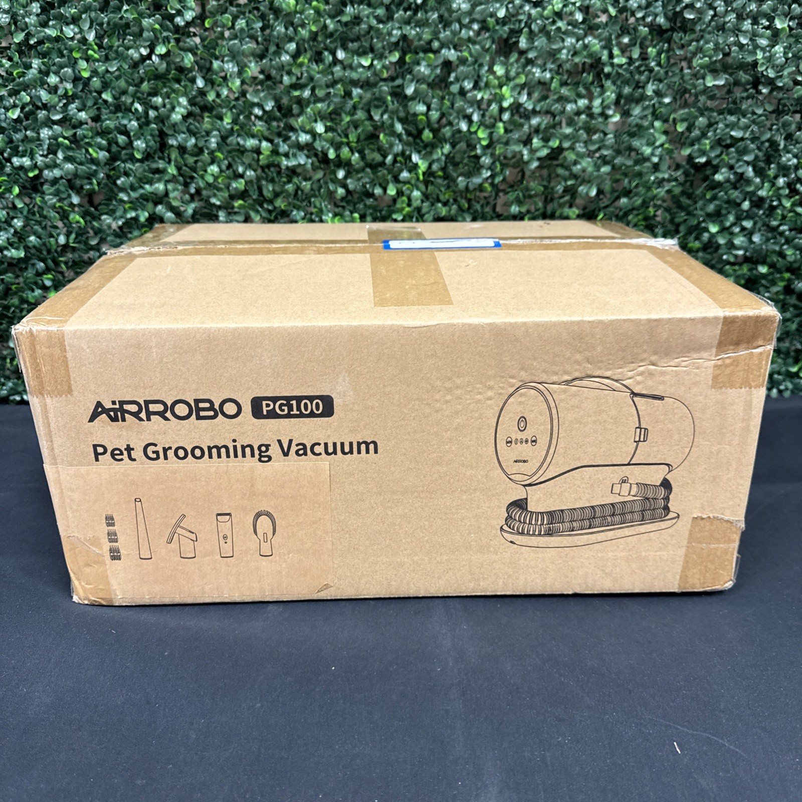 AIRROBO PG100 Pet Grooming Vacuum & 5 Grooming Tools, 12000Pa Suction Power New