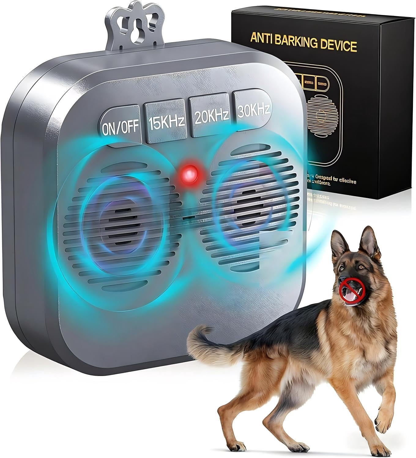 Anti Barking Device for Dogs, Rechargeable Ultrasonic Dog Barking Deterrent Devi