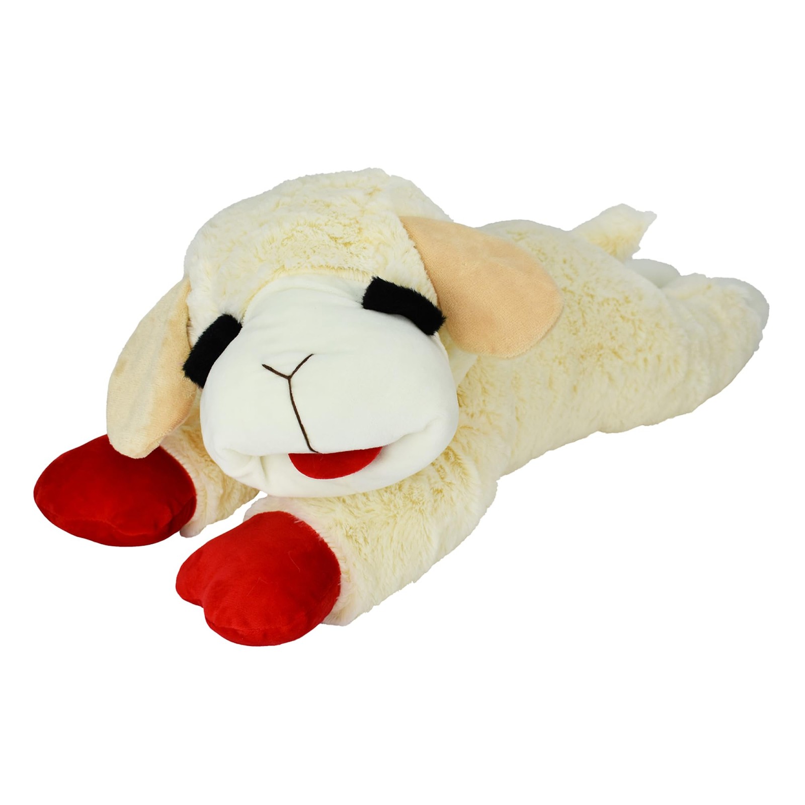 Officially Licensed Lamb Chop Jumbo White Plush Dog Toy, 24-Inch