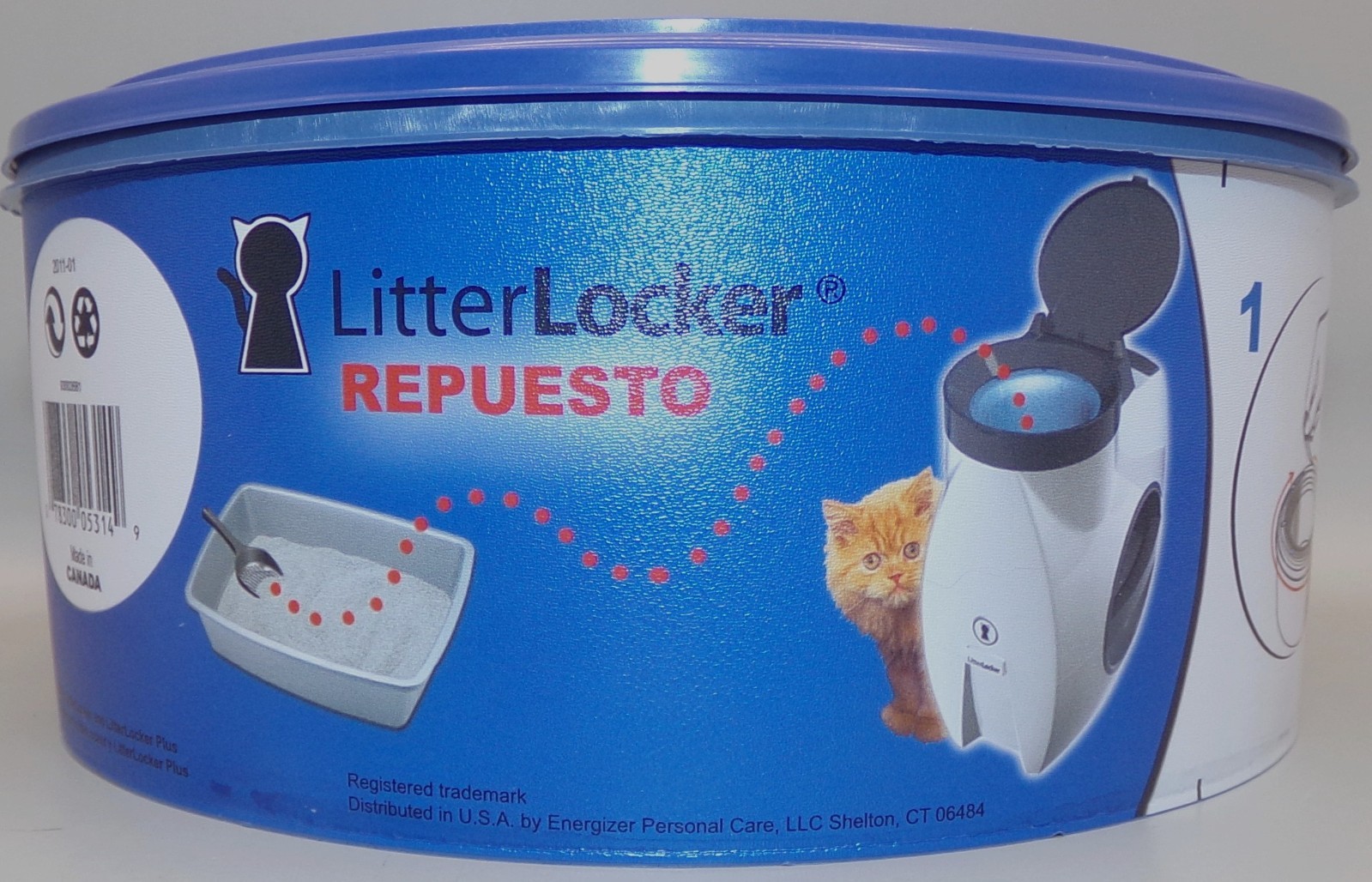 LitterLocker & LitterLocker Plus Refill Cartridge Odor Control for Litter Box.