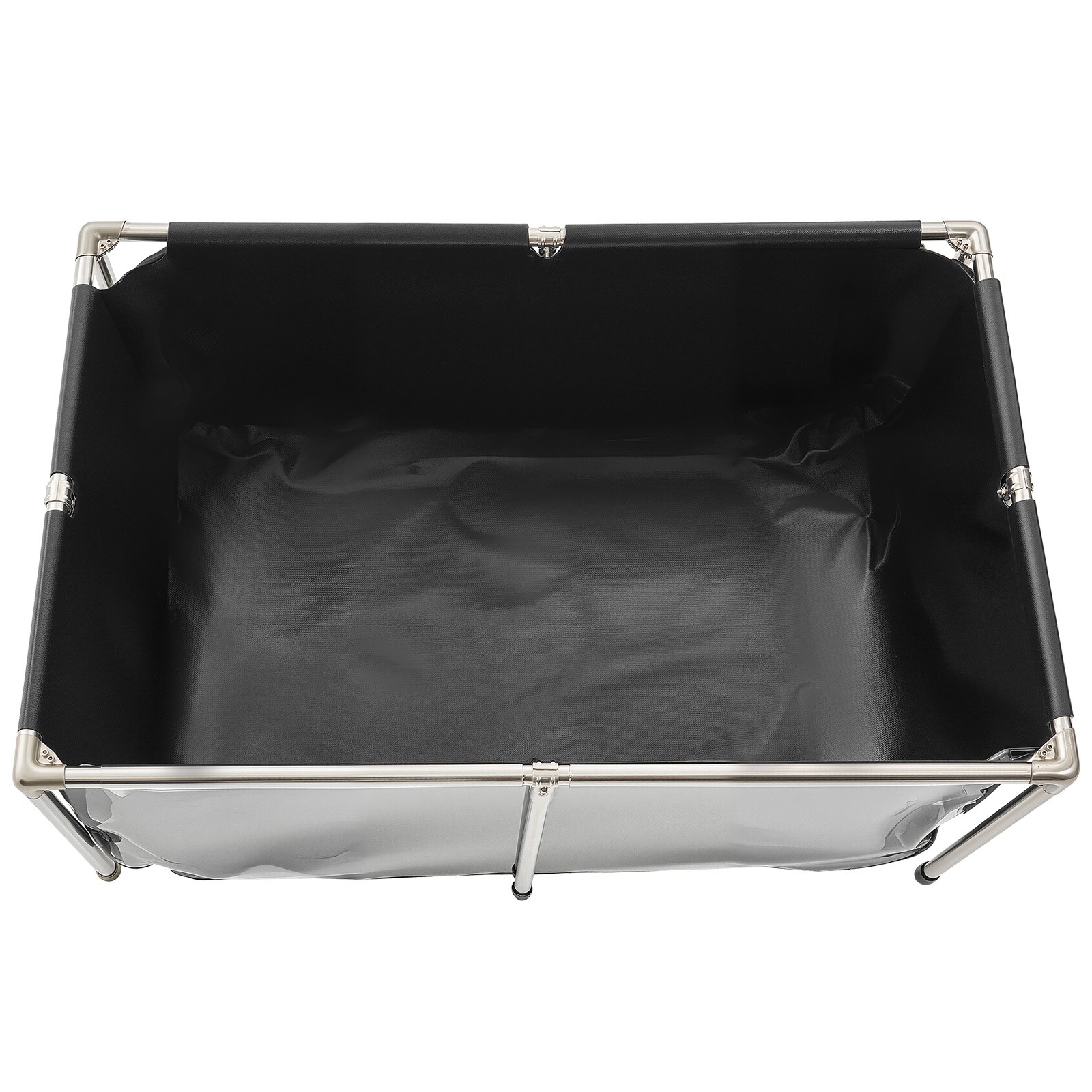 Canvas Fish Pond Above Ground Koi Tank 126.8 Gal with Clear Viewing Panel
