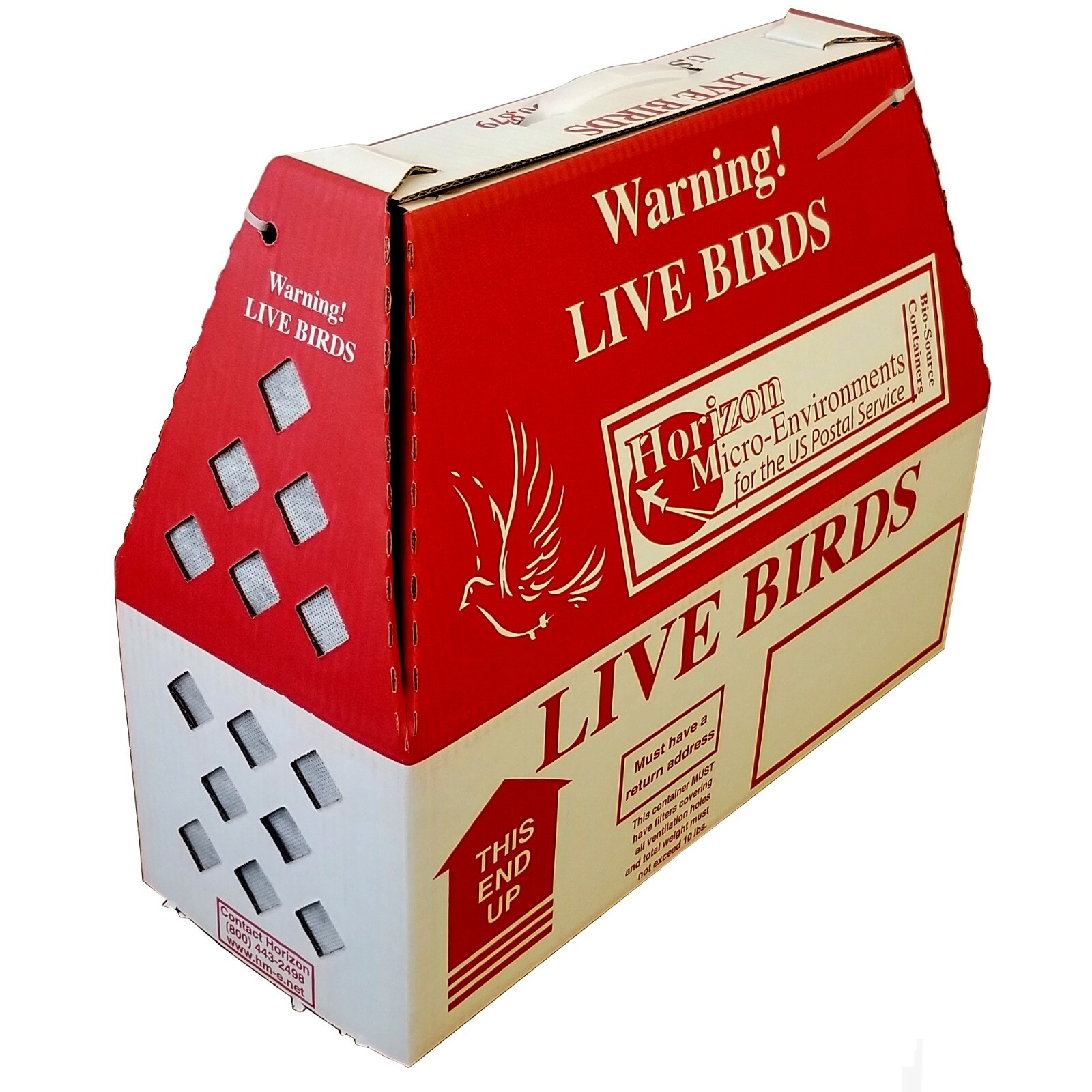 Live Bird Shipping Boxes 6pcs Horizon Chicken Poultry – USPS Approved Bird Boxes