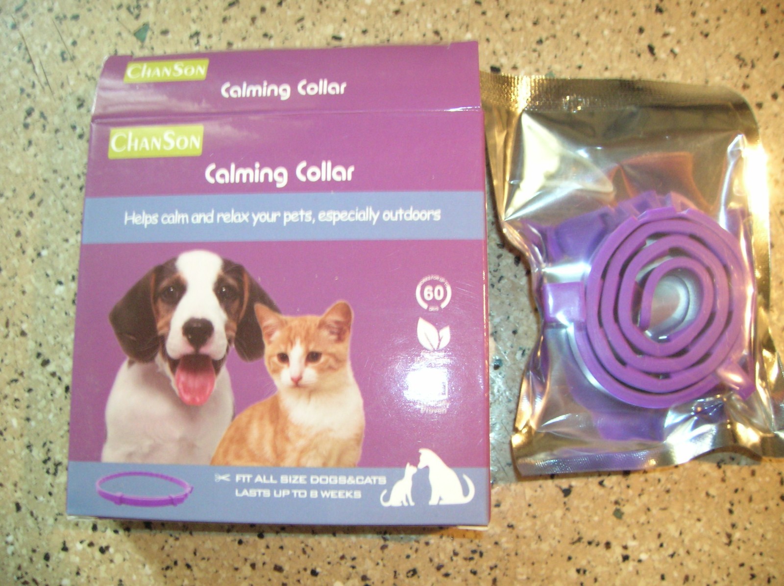 4 Pack Adjustable Calming Collar for Cats with Cat Pheromones, Relieve Stress