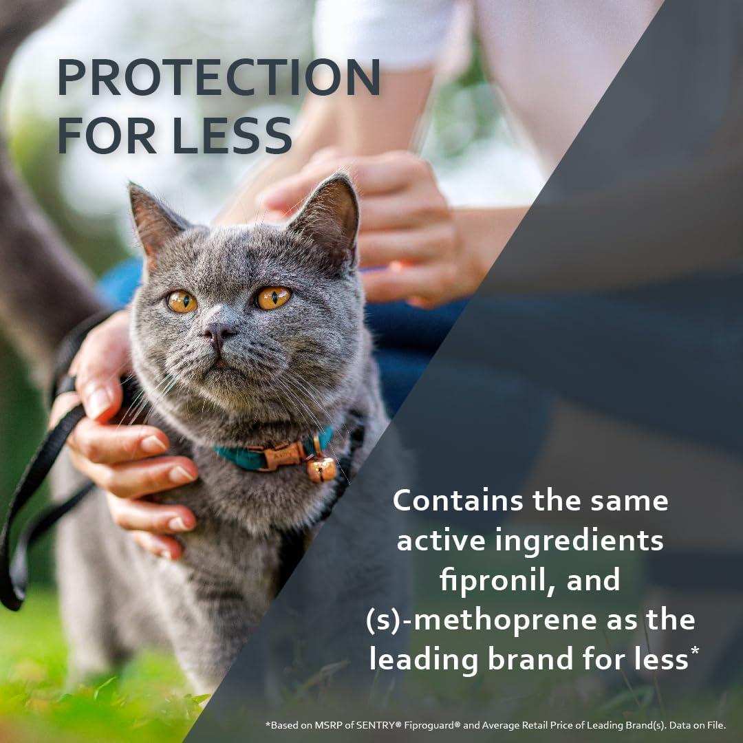 6 Doses Flea And Tick Lice Prevention & Treatment Drops Topical Medicine For Cat