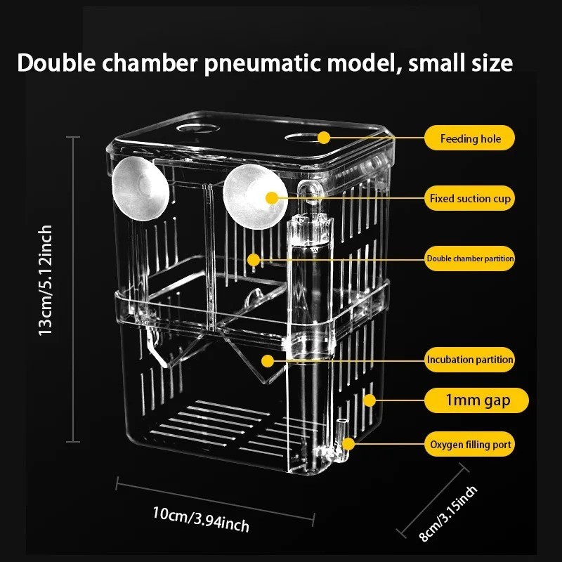 Fish Breeding Box For Aquarium Fish Tnak Fish Breeder Hatchery Isolation Case
