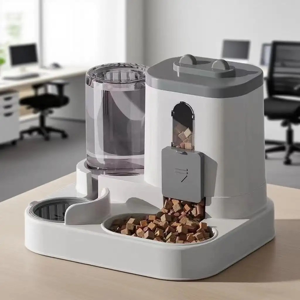 Automatic 2-in-1 Smart Pet Feeder and Water Dispenser With