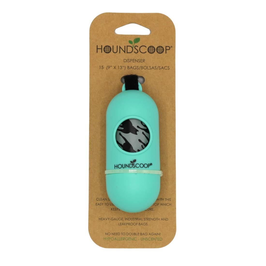 Leash Dispenser Adjustable Strap 15 Pet Waste Bags