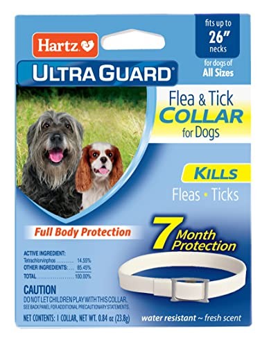 Collar antipulgas y garrapatas Hartz UltraGuard para perros 26 pulg proteccion