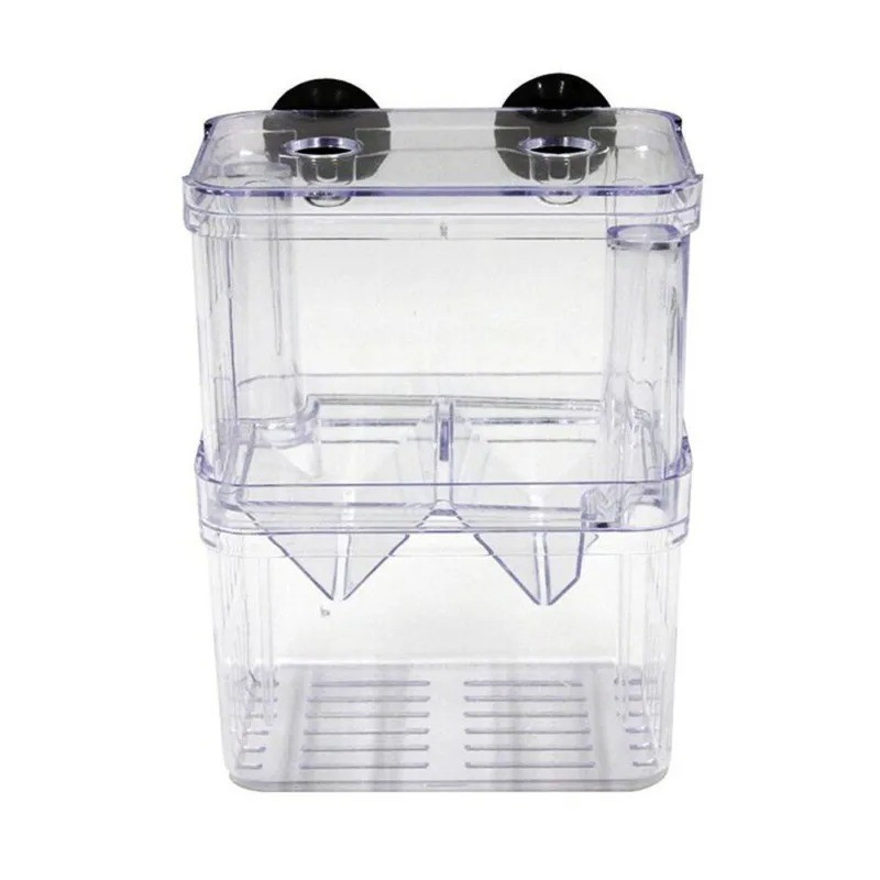 Multifunctional Fish Breeder Box Aquarium Guppy Hatching Incubator Tank Set
