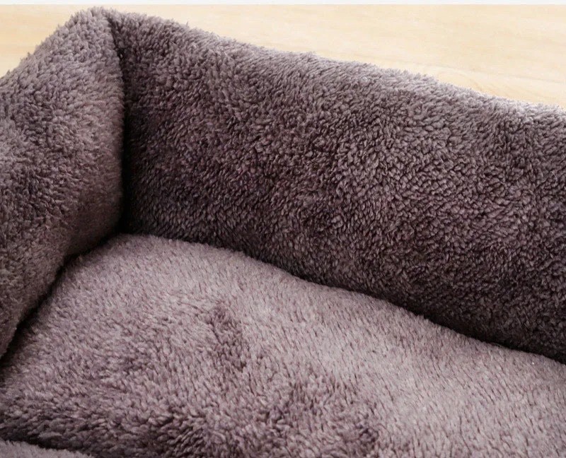 S/M/L/XL Dog Bed Orthopedic Foam Nesting Bed Removable Cover Warm Pet Crate Beds