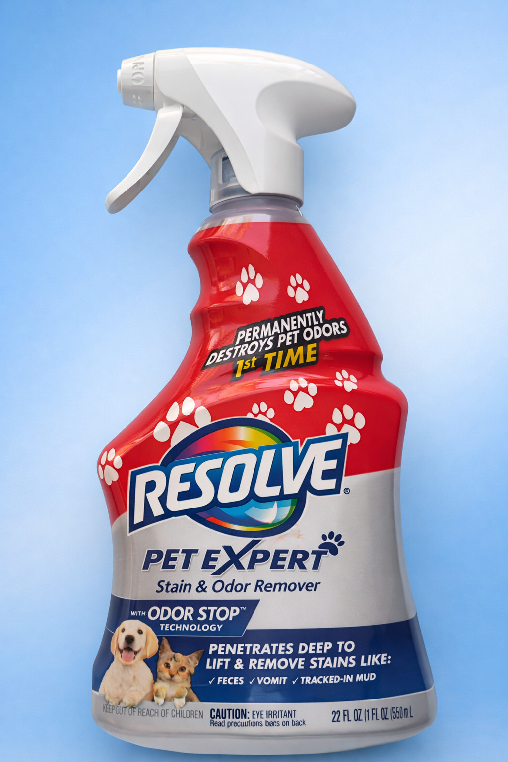 Resolve Pet Expert Stain and Odor Remover Carpet Cleaner Lifts & Destroys Odors