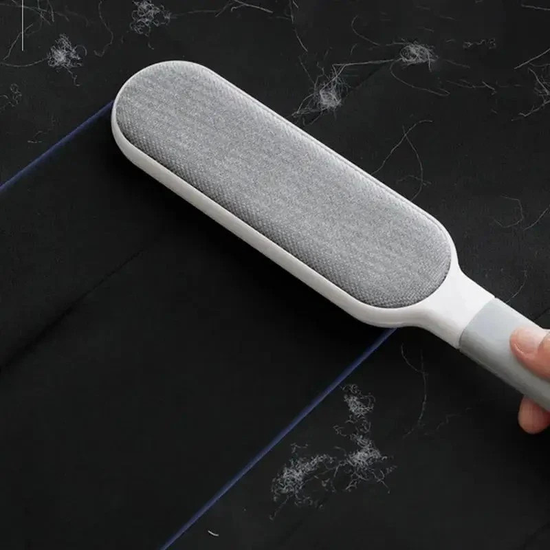Double-Sided Pet Hair Remover, Manual Electrostatic Sticky Lint Brush, for Cat,