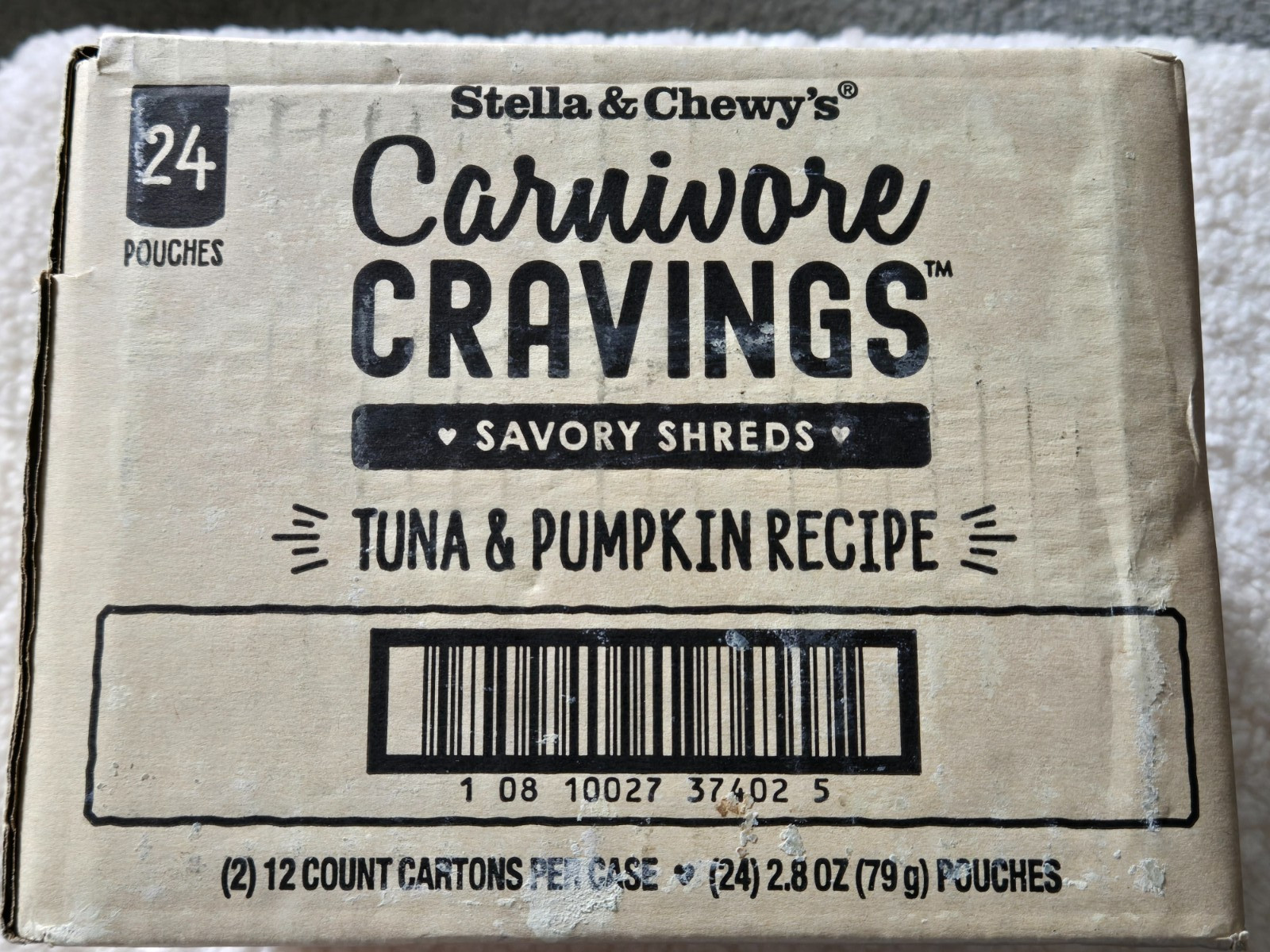 24 Pouches Stella & Chewy’s Carnivore Cravings Tuna & Pumpkin Recipe 2.8 oz 2026