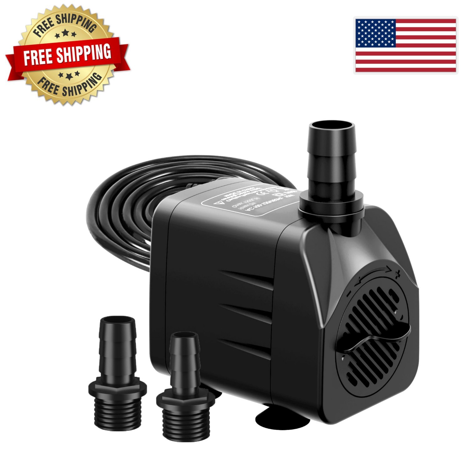 Lightweight Fountain Pump 400GPH with 6ft Cord – Perfect for Aquatic Features