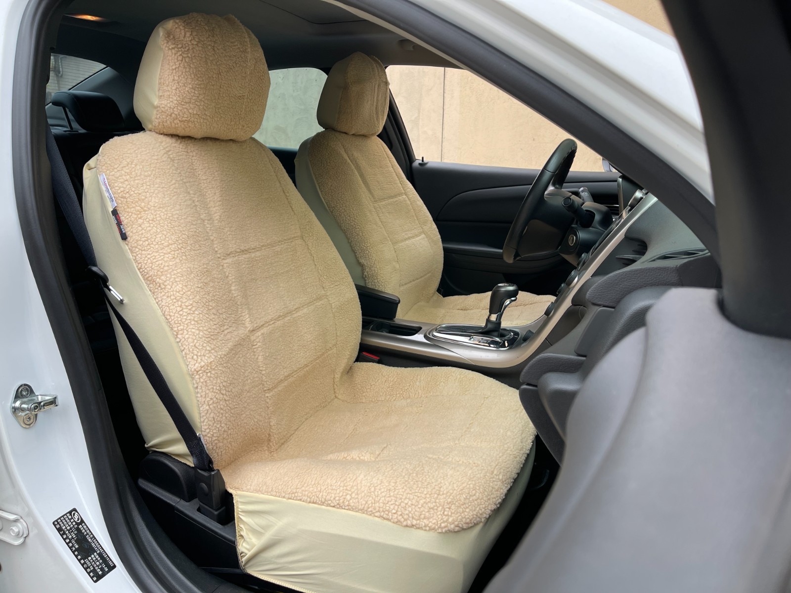 For Mazda 3 2003-2025 Car Front Seat Covers Protectors Faux Sheepskin 2PCS