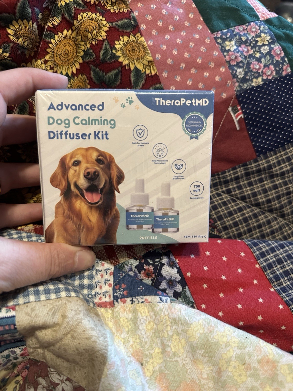 Therapetmd Advanced Dog Calming Diffuser Kit 2 refills Sealed