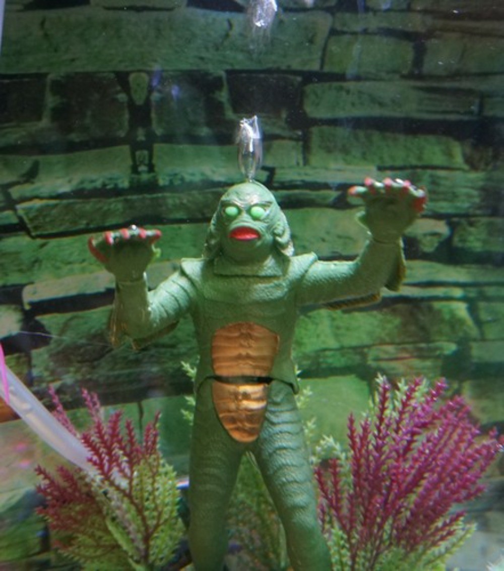THE CREATURE FROM BLACK LAGOON AQUARIUM FISH TANK SEA MONSTER New 7″