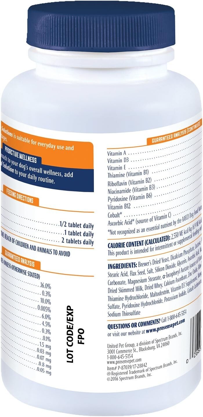 Dog Multi Vitamins For All Life Stages Health Care Chewable Tablets 90 COUNTRY