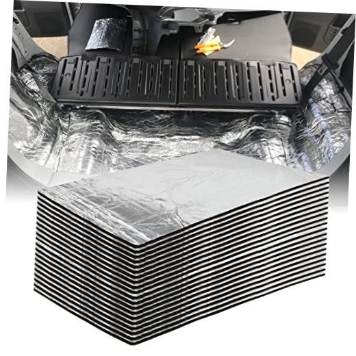 EAST FOREST 276mil 15.7”x9.8” Aluminum Foil Heat Shield Mat 21.53 sqft Sound