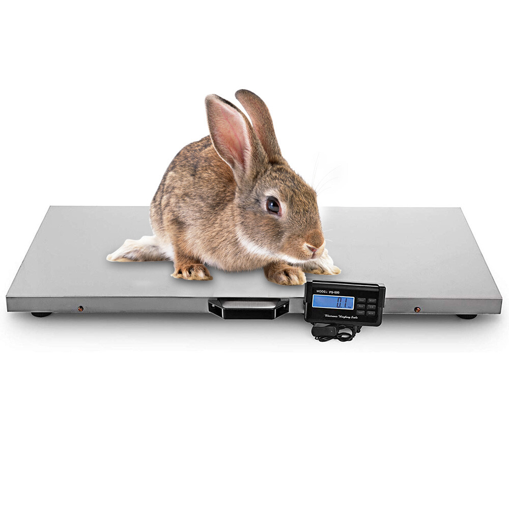 1100 lbs Large Digital Electronic Scale Veterinary Pet Animal Weight Livestock