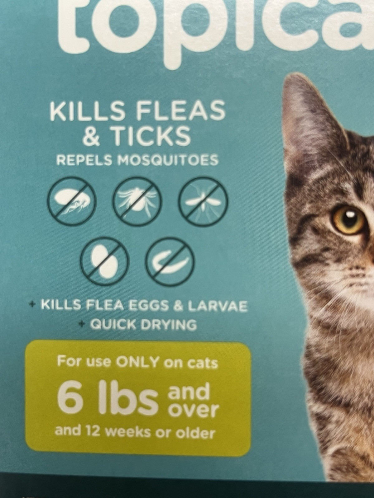 Sergeant’s Guardian Pro Topical Flea Tick Treatment for Cats 6 Lbs, 3-Pack