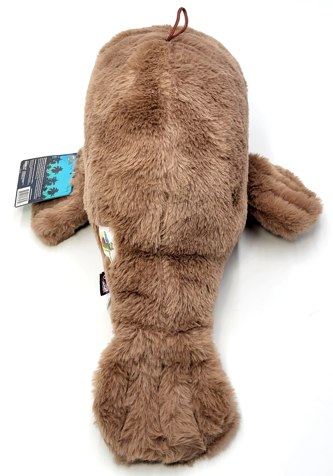 Multipet Margaritaville Jumbo Manatee Plush Dog Toy Squeaky Comfort & Play 20″